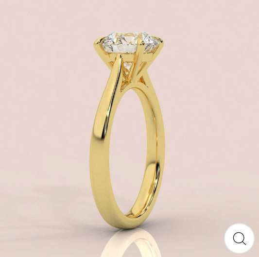 2.50CT- 4.00 CERTIFIED ROUND DIAMOND SOLITAIRE ENGAGEMENT RING