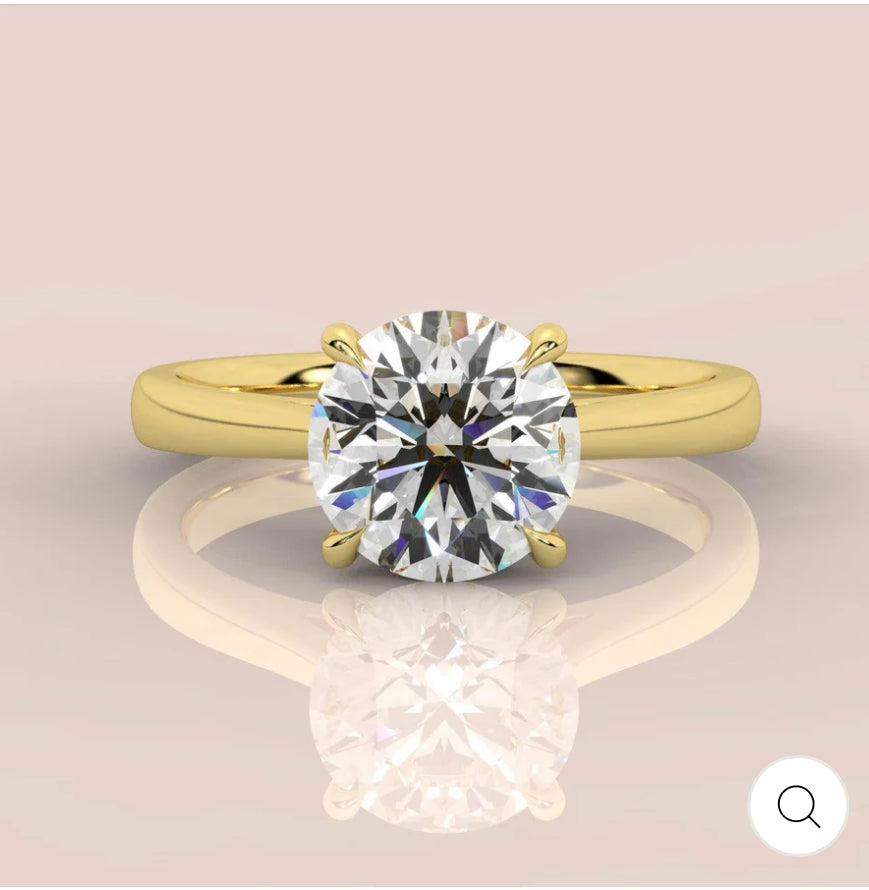 2.50CT- 4.00 CERTIFIED ROUND DIAMOND SOLITAIRE ENGAGEMENT RING