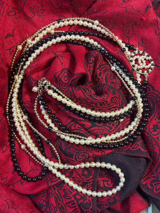 Vintage Chanel CC Logo Necklace