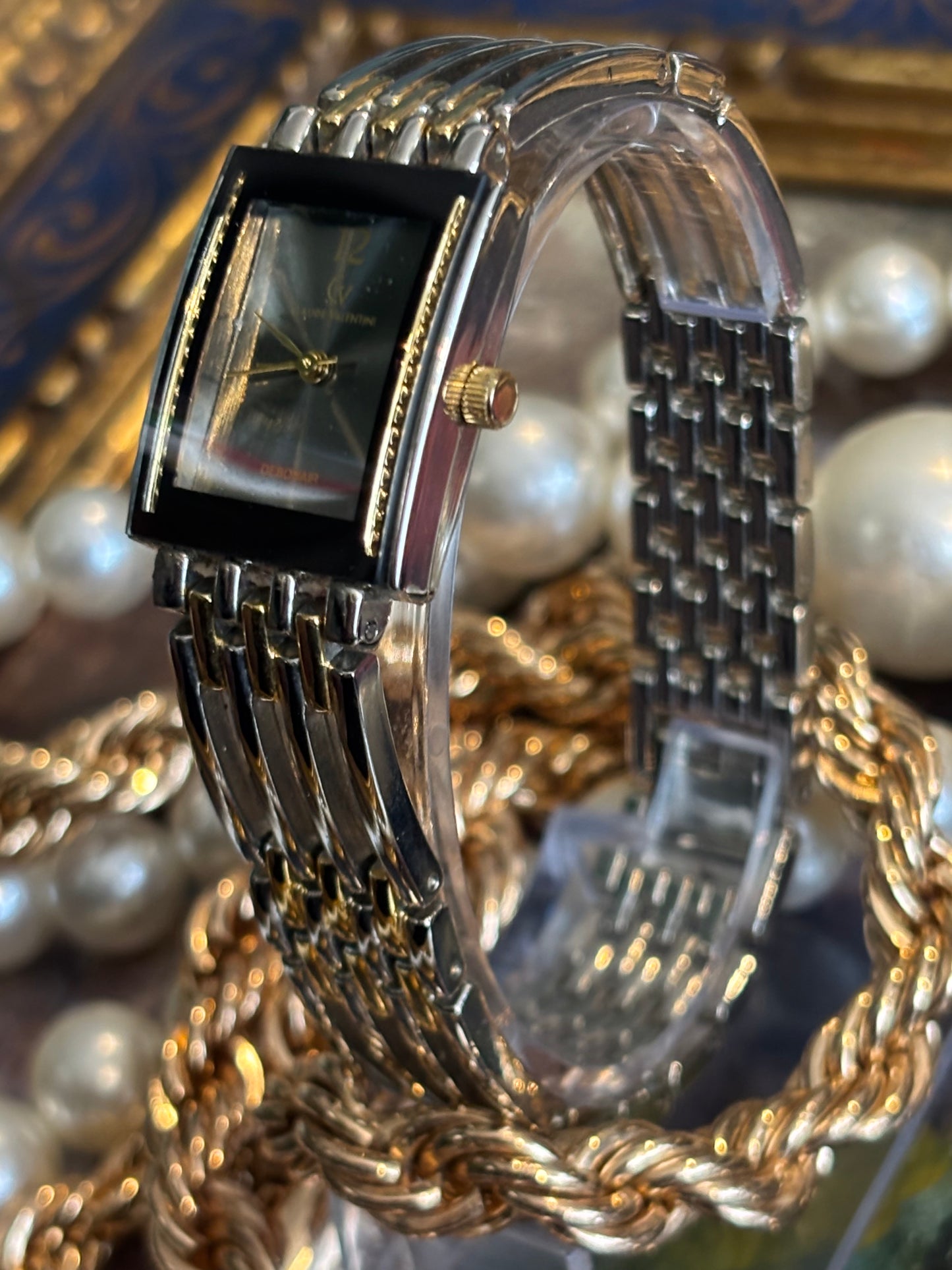 Clyde Valentini Debonair Women’s Watch Black & Gold Ladies Watch