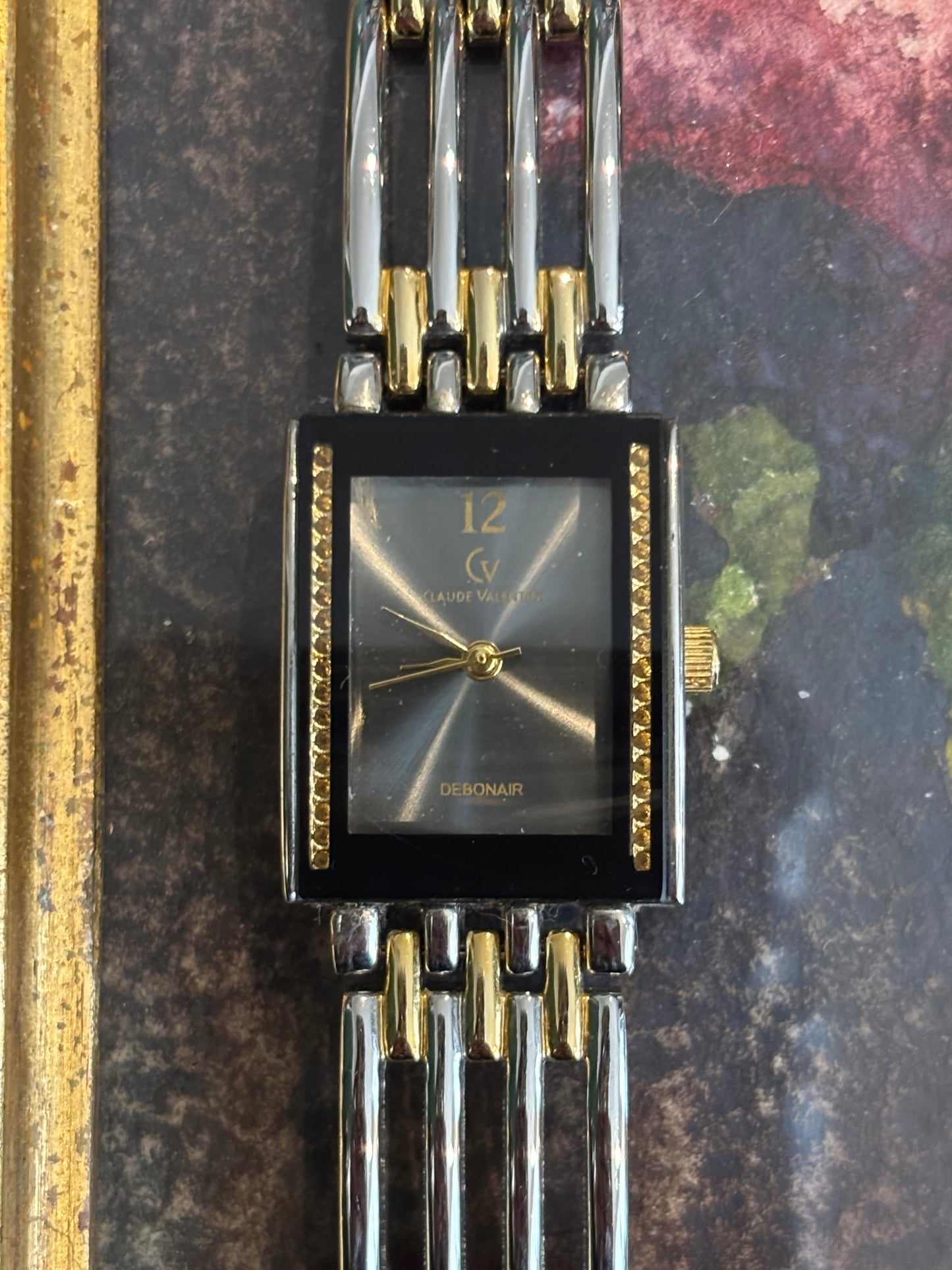 Clyde Valentini Debonair Women’s Watch Black & Gold Ladies Watch