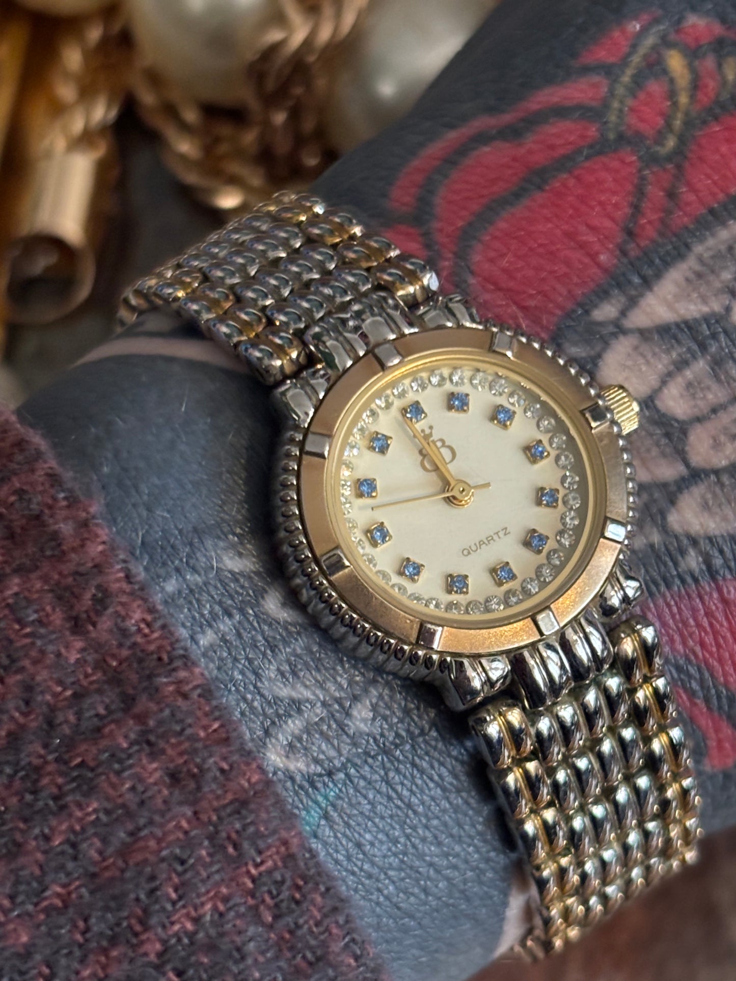 Brooks & Bentley Swarovski Sapphire Stone Ladies Watch