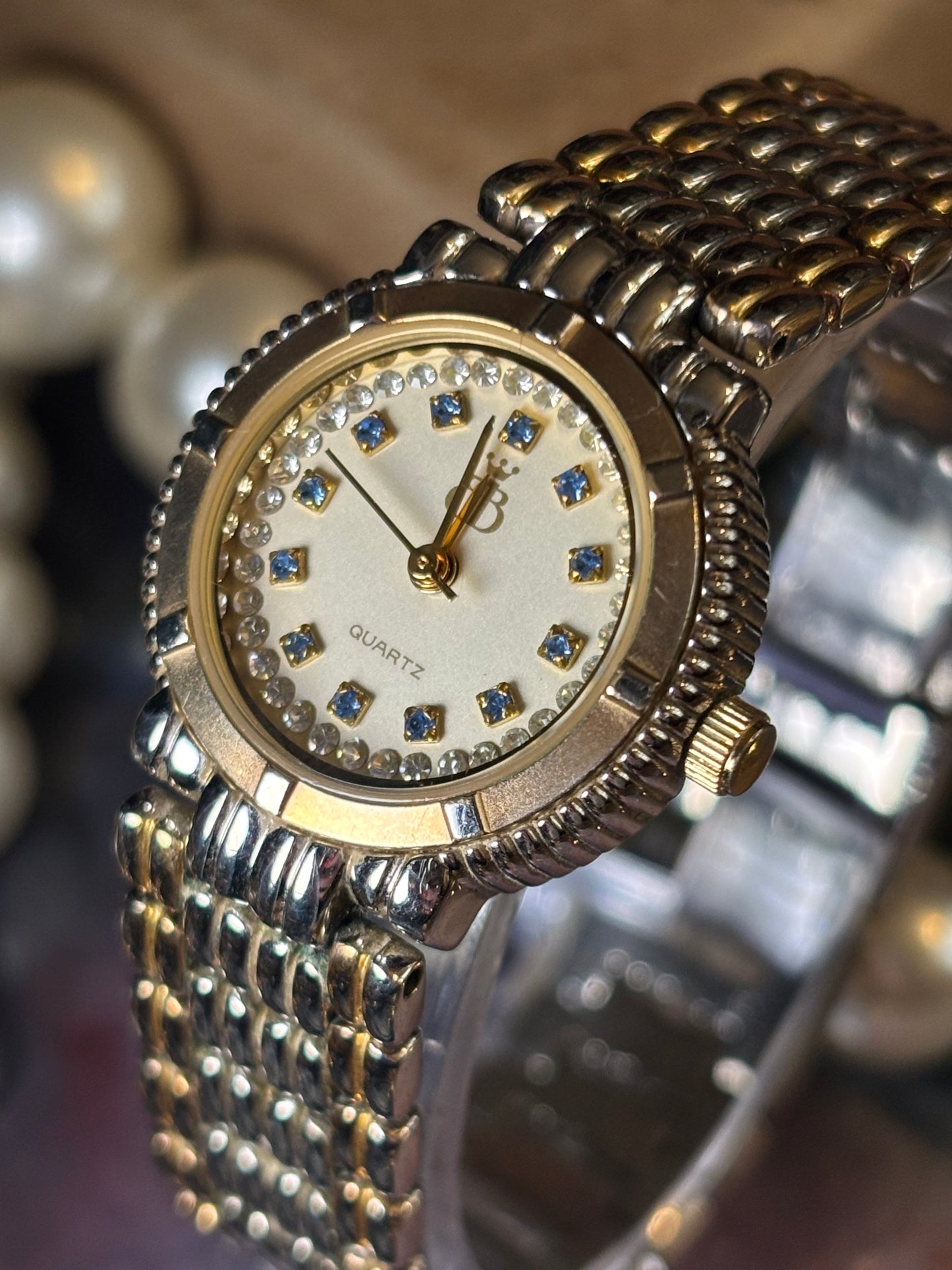 Brooks & Bentley Swarovski Sapphire Stone Ladies Watch