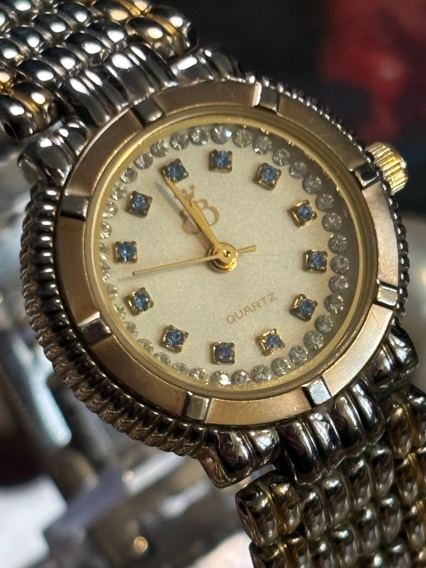 Brooks & Bentley Swarovski Sapphire Stone Ladies Watch
