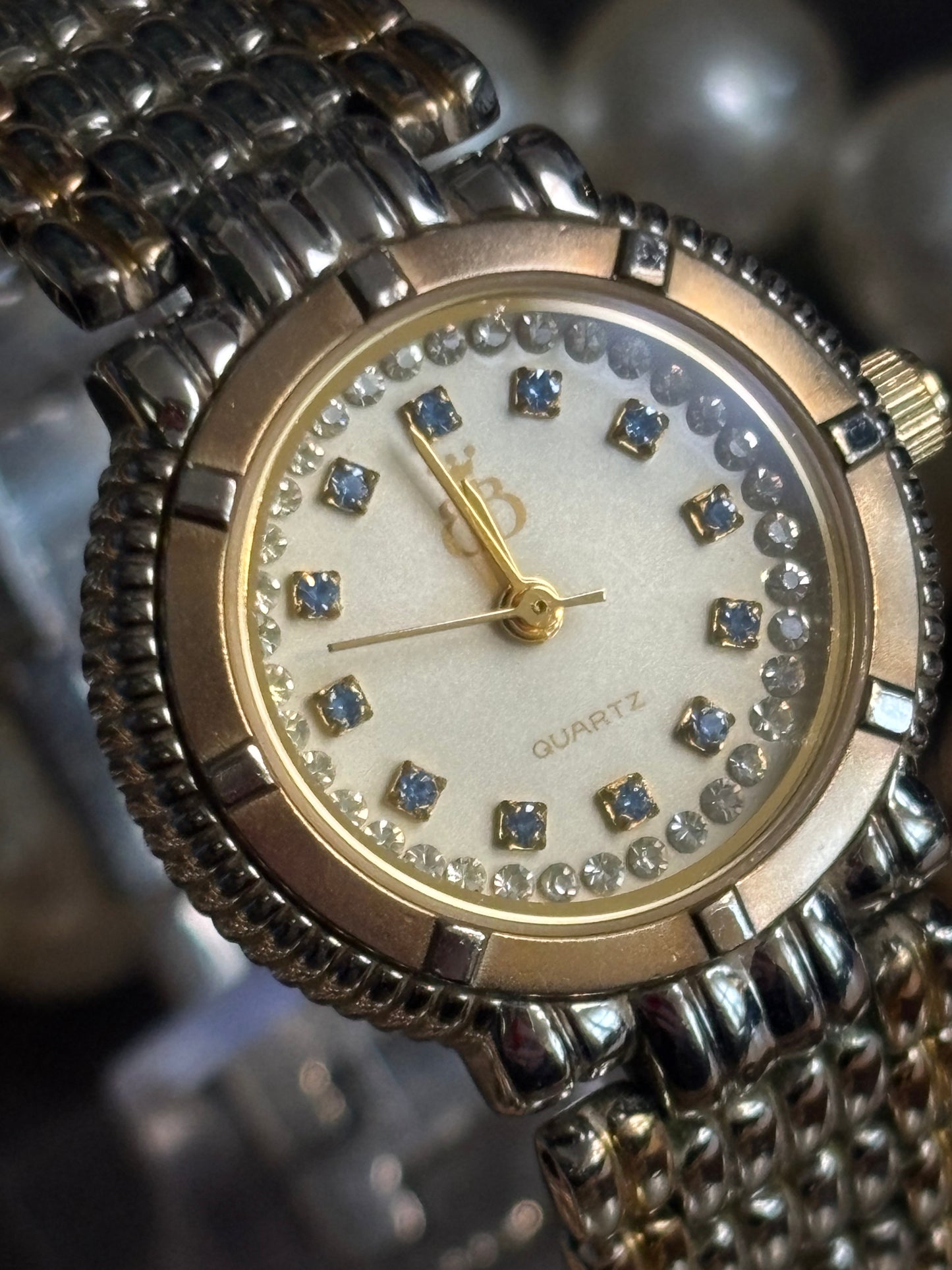 Brooks & Bentley Swarovski Sapphire Stone Ladies Watch