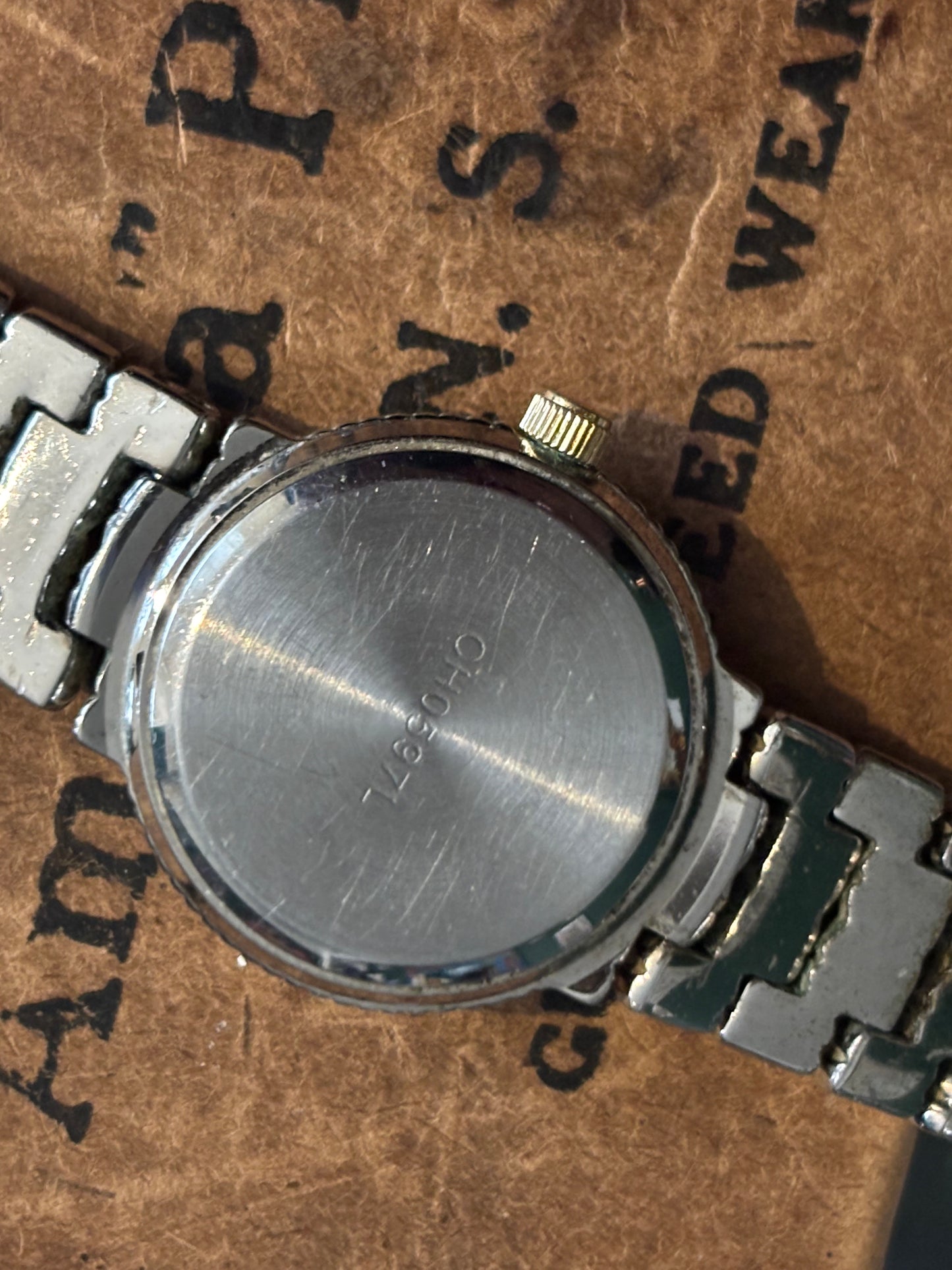 Brooks & Bentley Swarovski Sapphire Stone Ladies Watch
