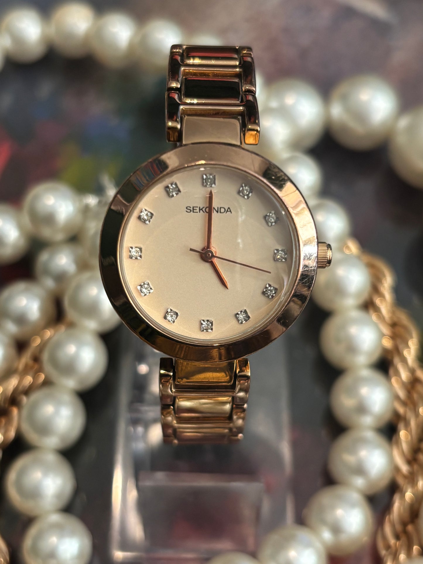 Sekonda 2066 Rose Gold Plated Ladies Watch