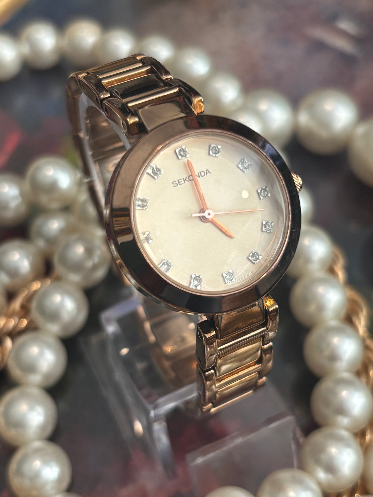 Sekonda 2066 Rose Gold Plated Ladies Watch