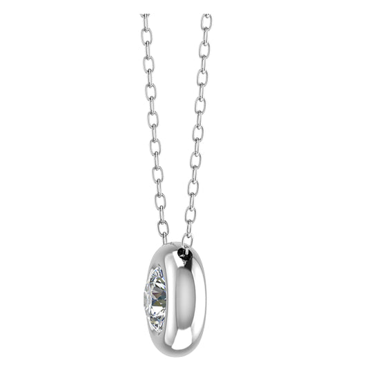 Dazzling Diamond Pendant Necklace 18ct Gold
