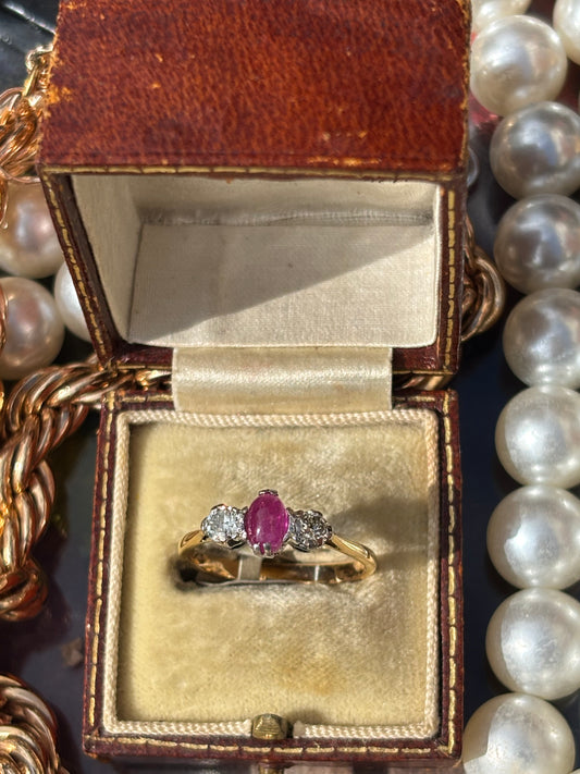Ruby and Diamond Ring