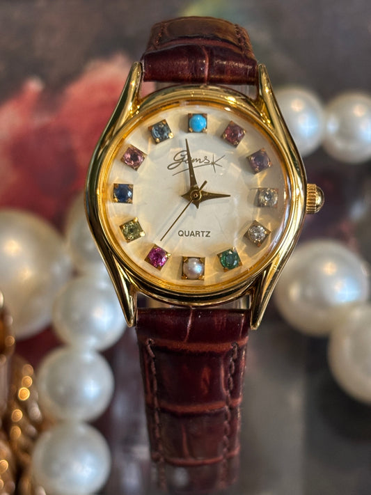 Retro GemsTV Birthstone Women's Watch