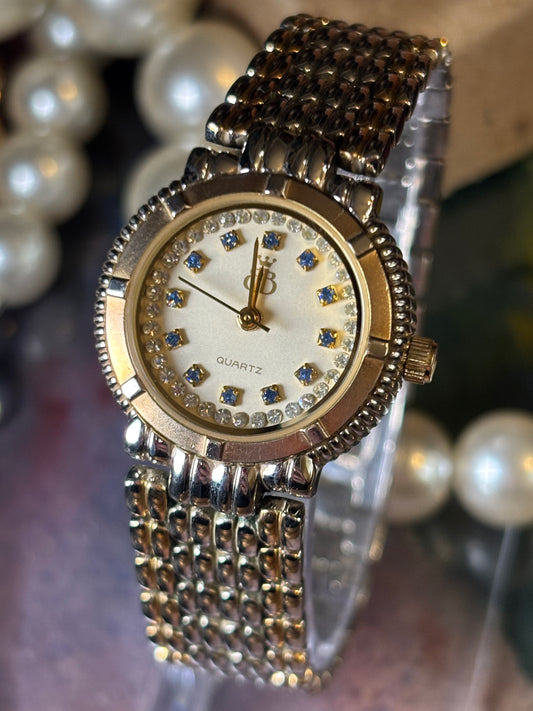 Brooks & Bentley Swarovski Sapphire Stone Ladies Watch