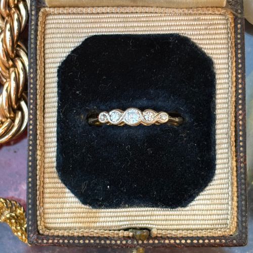 Bezel-Set Diamond Ring