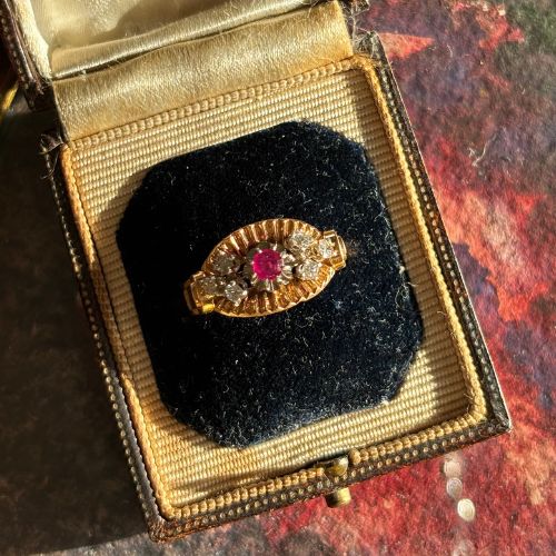Artisan Ruby & Diamond Ring
